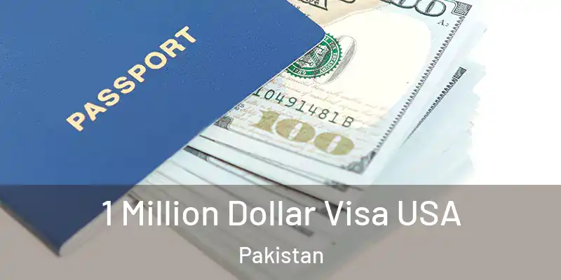  1 Million Dollar Visa USA Pakistan